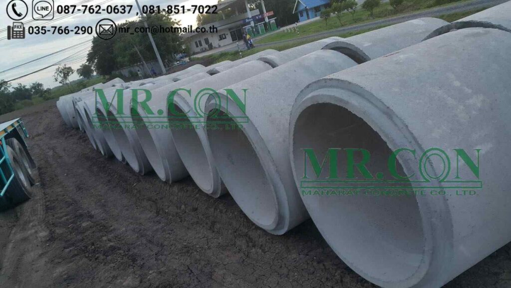 ท่อระบายน้ำ ค.ส.ล. มอก. ชั้น 3 ขนาด 100x100 ซม. หน้างาน ถนนทางหลวงหมายเลข 32 (สายเอเชีย) (4)