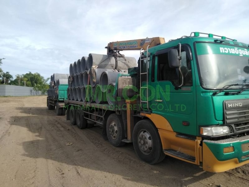 ท่อระบายน้ำ คอนกรีตเสริมเหล็ก 60x100 หน้างาน เมือง กาญจนบุรี