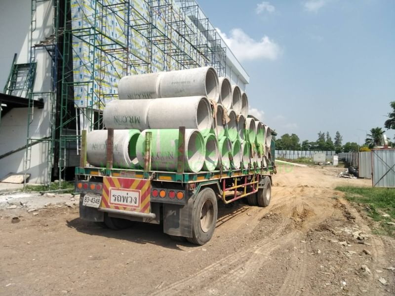 ท่อระบายน้ำ คอนกรีตเสริมเหล็ก 60x100 หน้างาน เมือง นครนายก