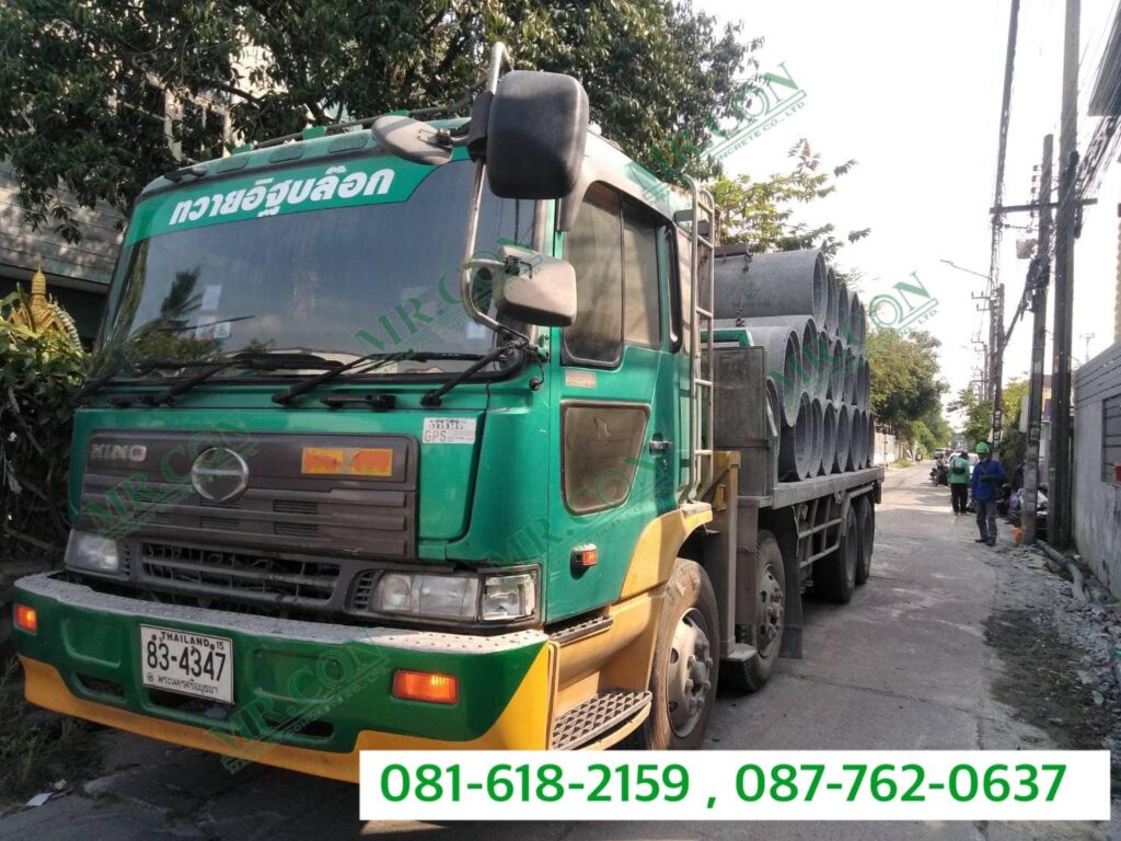ท่อระบายน้ำ คอนกรีตเสริมเหล็ก ชั้น 3 หน้างาน บางใหญ่ นนทบุรี