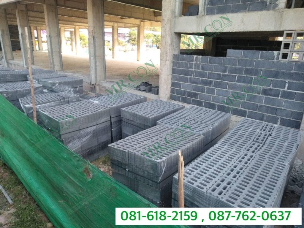 อิฐบล็อก ขนาด 7x19x39 ซม. หน้างาน เมือง ราชบุรี