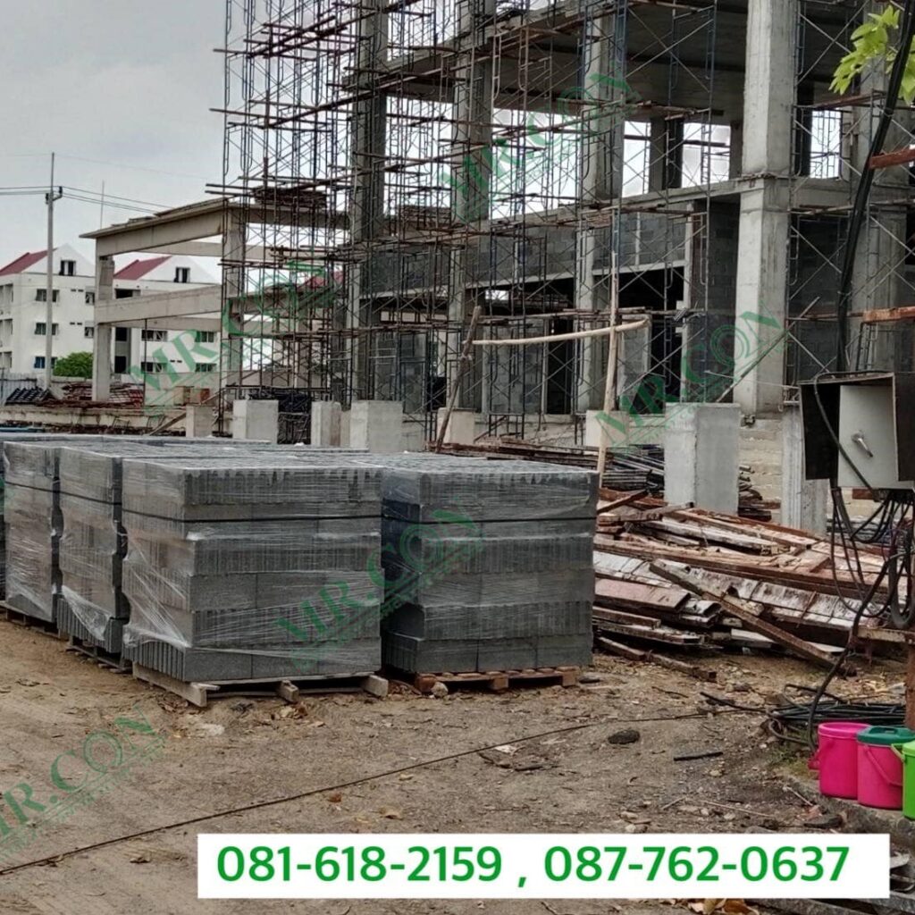 อิฐบล็อก ขนาด 7x19x39 ซม. หน้างาน คลองหลวง ปทุมธานี